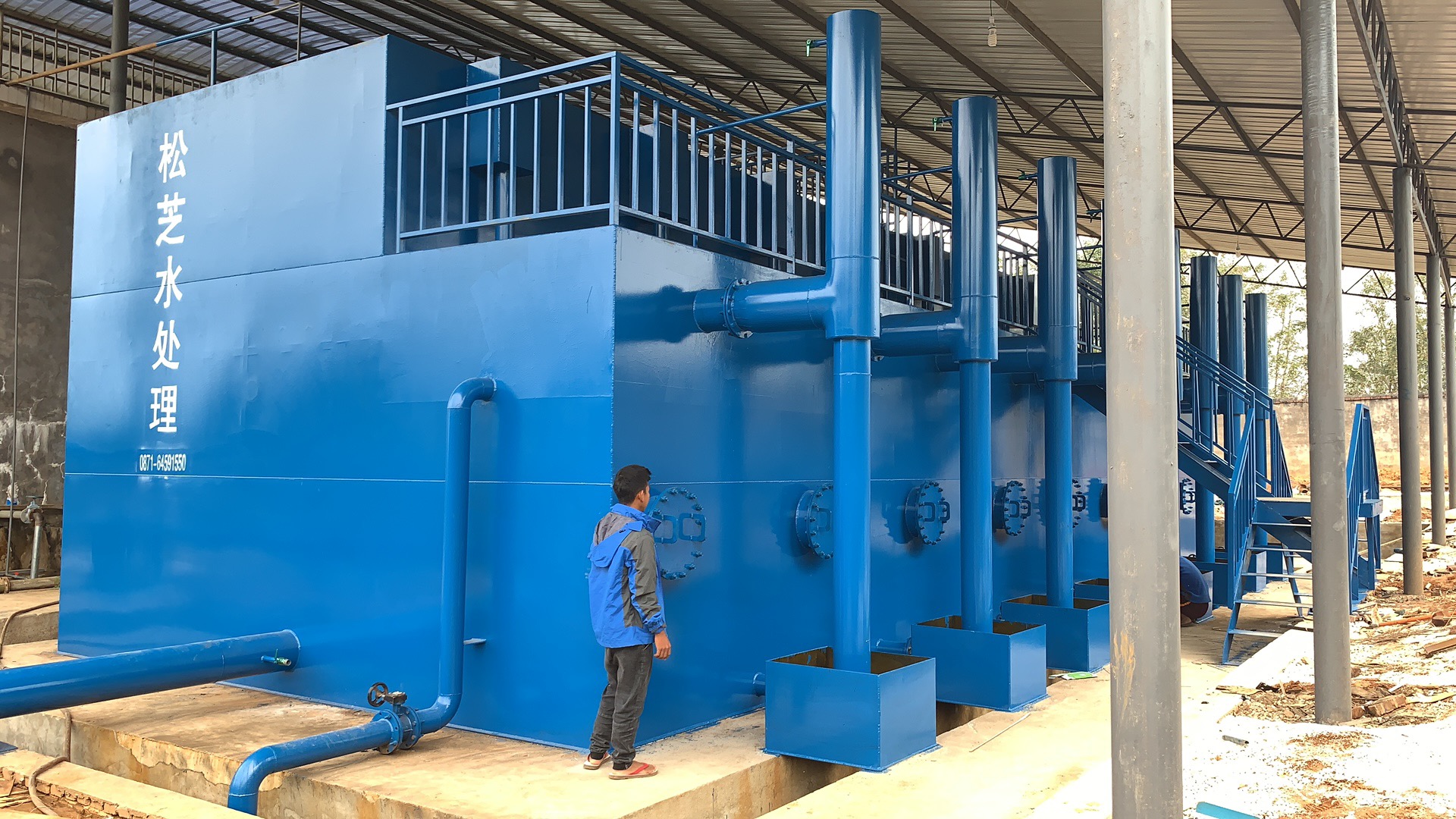 緬甸200T/H全自動凈水器安裝